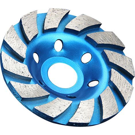 Disque de meulage diamant, roue de 100 mm pour le polissage du béton et de la pierre, bleu (1/5)
