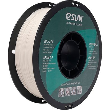 eSUN PLA-GF Filament eSUN PLA-GF Filament 1.75mm 1000g Natural