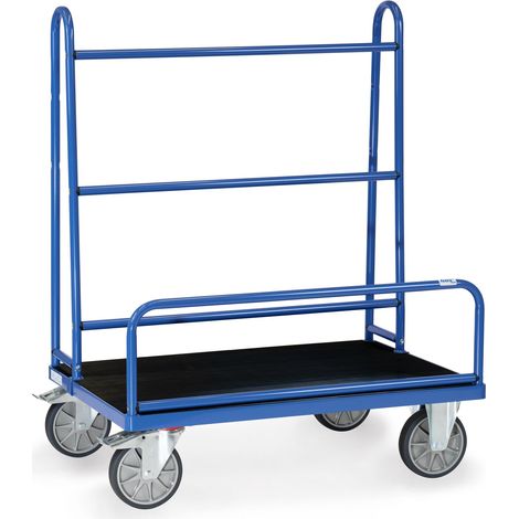 Fetra Plattenwagen mit festen Rohrbügeln 1070x435 mm Ladefläche mit Riefengummi (1/2)