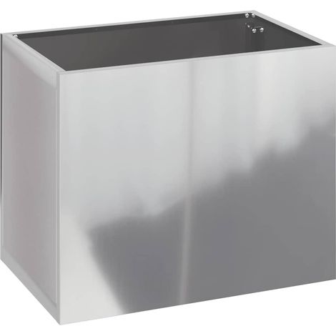 Jardinière  Cache-pot de jardin Acier galvanisé 50 x 32 x 40 cm (1/5)