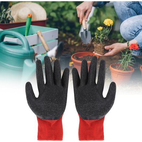 5 Paar bequeme Gartenhandschuhe für Gartenarbeit und Bauarbeiten – rutschfest und atmungsaktiv (1/5)