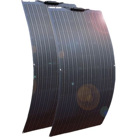Kit de panel solar, 200 vatios, compatibilidad versátil, 12V 24V 200W (1/2)