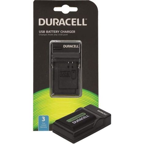 Duracell Chargeur avec câble USB DRS5965.