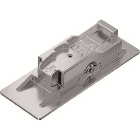 Hettich Möbel-Montageplatte Distanz 10mm 9133536, vernickelt (1/3)