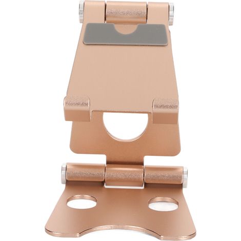 Support de téléphone multi-angles, multi-positions, base stable, couleur durable, pour PC et ordinateur portable, doré