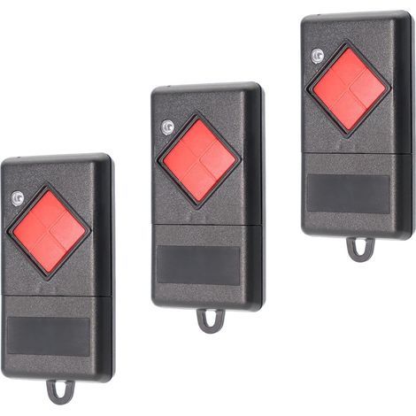 Garagentoröffner (40,685 MHz), 3er-Pack Garagentor-Fernbedienungen, kompatibel mit Dicket MAHS40, MAHS40-01 und MAHS40-04, 1 Taste (1/5)