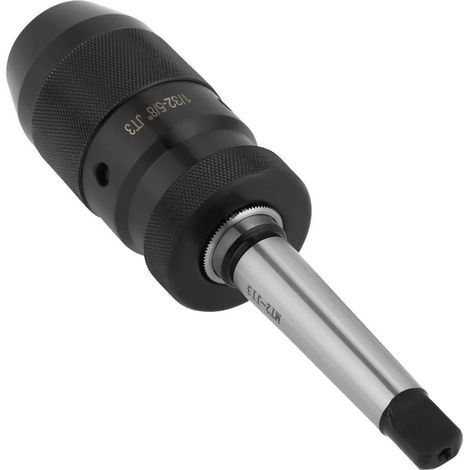 Mandrin autoforant autobloquant 1-16 mm, Mandrin auto-stop pour sans clé, perceuse et arbre autofreinage avec mandrin conique goupille conique MT2-JT3 (MT2-JT3) (1/5)