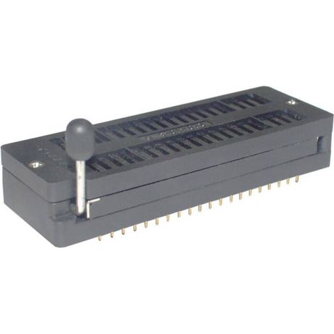 Connfly DS1043-40FB Zoccolo IC da test Passo: 2.54 mm Numero Poli (num): 40 1 pz. Tubo (1/5)