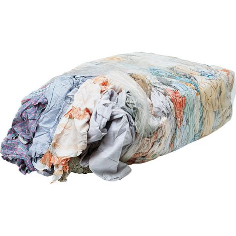 Chiffon de nettoyage en tricot de couleur claire, 10 kg
