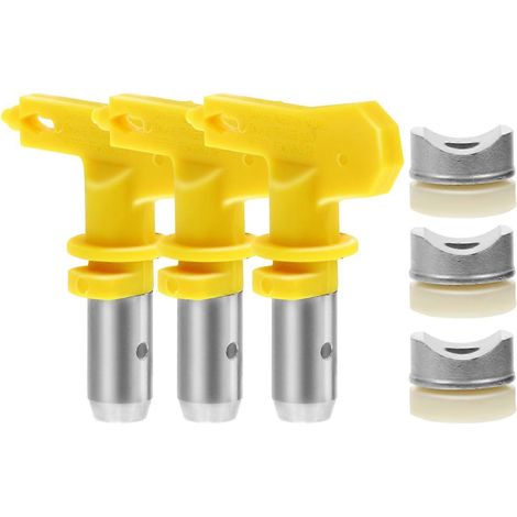 3pcs Reversible Airbrush Nozzle Tips for Airless Paint Sprayers – Spray Machine Replacement Parts – Plastic Spraying Tips (1/3)