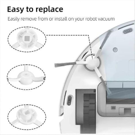 NALOOKAMIC Pour Dreame L10s Ultra / L10 Ultra Pièces de rechange Accessoires Brosse latérale à rouleau Filtre HEPA Balai Cl (1/4)
