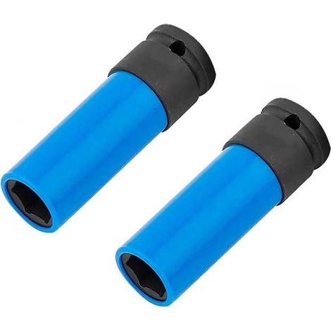 Douille 903SLG-17 Clé Carrée de 12.5 mm Taille 17mm avec Douille en Plastique Montage de Roue pour Pneus avec Jantes en Aluminium (1/4)