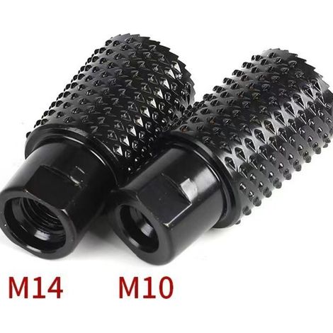 Foret à découper bois M14 et M10, meulage bois, agrandissement de trou, disque abrasif pour meuleuse d’angle, rainurage bois, foret multifonction deng ALOVEZ (1/3)