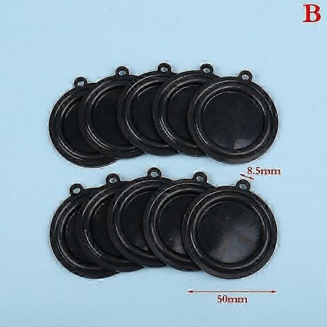 Lot de 10 membranes de pression pour chauffe-eau à gaz, en caoutchouc nitrile, 45 mm/50 mm/52 mm (1/5)