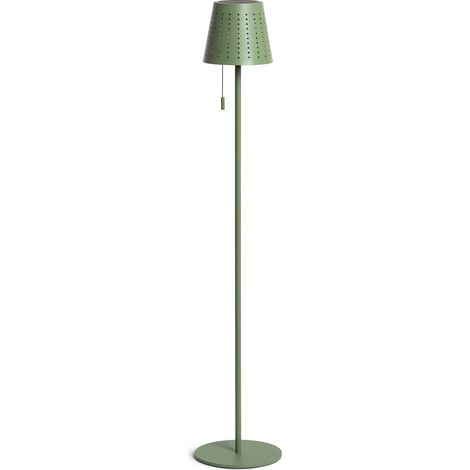 Lampadaire Solaire Extérieur LED 3W Métal Banate Vert Céladon