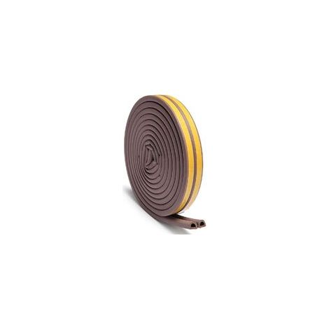 Striscia sigillante autoadesiva da 10 metri per finestre e porte, striscia in gomma antiurto per vetro, striscia isolante acustica in schiuma (tipo P 9 mm × 5,5 mm, marrone) - Crezuo