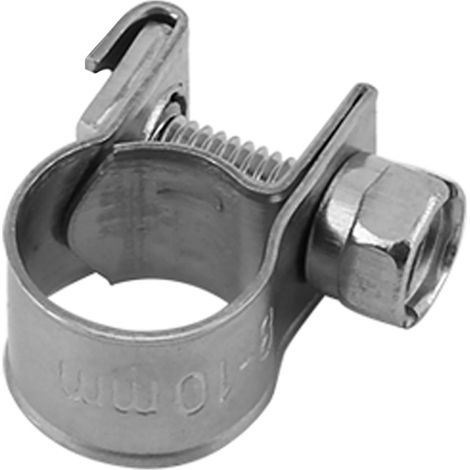Lot de 10 mini colliers de serrage en acier inoxydable pour tuyaux de carburant, diamètre au choix : 6 à 20 mm. (1/5)
