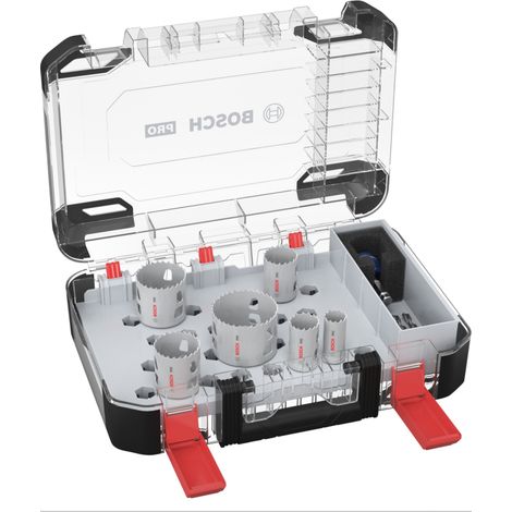 Bosch PRO  Multi Material  PC Plus  Sierra perforadora  Set 9  piezas -  2608594429