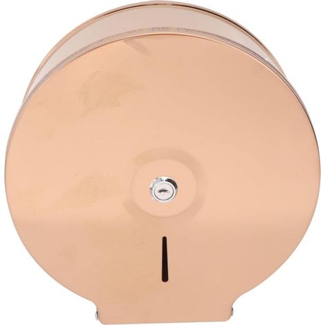 Wandmontierter Toilettenpapierhalter aus Edelstahl, modernes rundes Design, einfache Installation ohne (1/5)