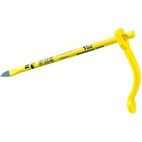 Fermariga Per Muratori Vigor Gambo Tondo Mm. 250 Riaffilabile Conf. 10 Pz