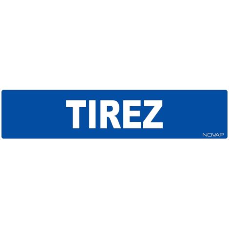Panneau Tirez - Rigide 330x75mm - 4120997