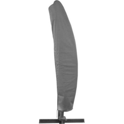 Housse de parapluie grise, housse de parapluie, résistante aux intempéries, anti-UV, coupe-vent et anti-neige 265 cm Pratique (1/5)