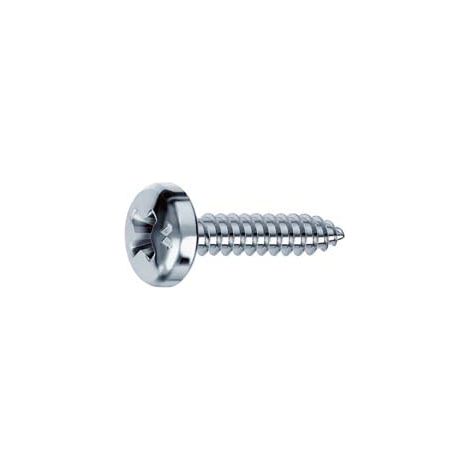 VITI AUTOFILETTANTI TESTA CILINDRICA ACCIAIO ZINCATO BIANCO- - ø mm.6,3x50 - 200 pezzi MUSTAD