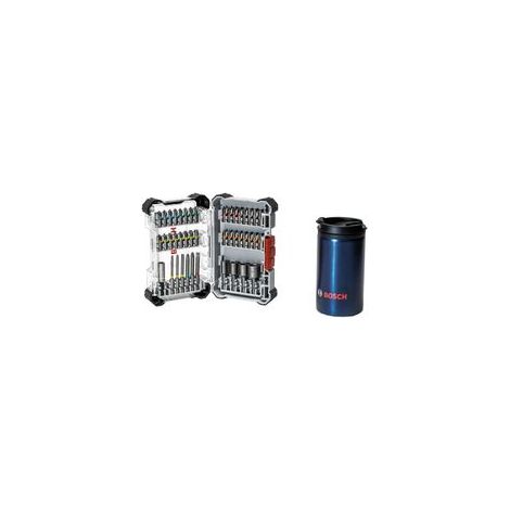 Bosch Extra Hard Schrauberbit-Set Pick und Click-Set 43-tlg. + Becher (1/2)