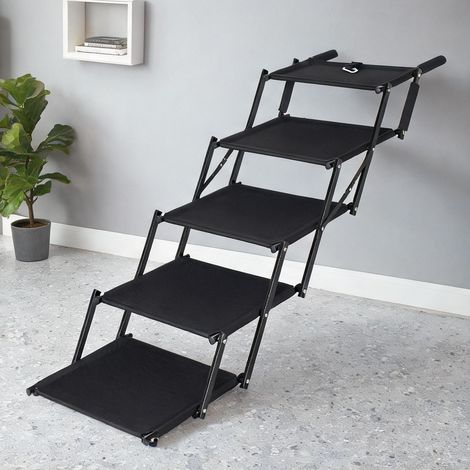 Rampe pliable pour chien avec surface antidérapante 5 marches (1/5)