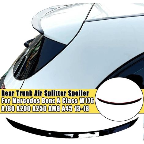 Spoiler de séparateur d'air de coffre arrière, matériau en plastique, longueur de 106 cm, largeur de 24 cm, hauteur de 9 cm, compatible avec Mercedes Classe A W176 A180 A200 A250 AMG A45 (1/5)
