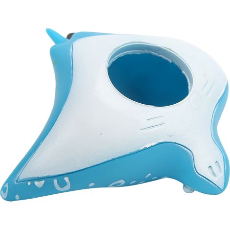 Étui de protection anti-poussière pour embout de plongée, support de détendeur avec clip, design poisson cartoon bleu raie pastenague. (1/5)