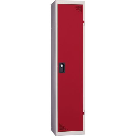 PROVOST - Vestiaire industriel monobloc 1 colonne en acier rouge - Provost