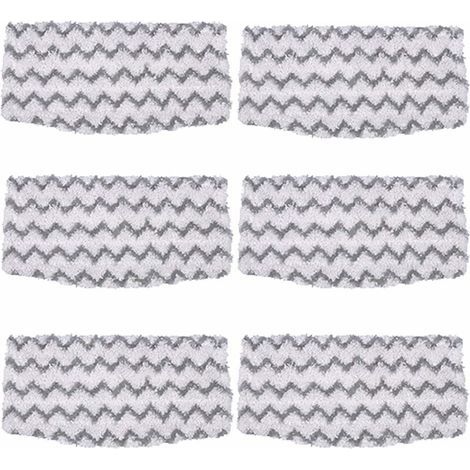 Paquet de 6 tampons de vadrouille en Microfibre de Remplacement S1000 recharges pour Nettoyeur de Sol Dur pour vadrouille à Vapeur Requin modèle S1000A S1000 S1000C S1000WM (1/5)