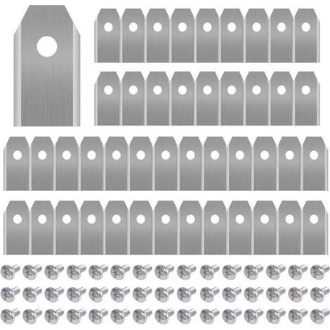 45 x Titanium Blades for all Husqvarn/Automower/Yardforce/Gardena Robotic Lawn Mowers (3g-0.75mm) Replacement Blades (1/4)