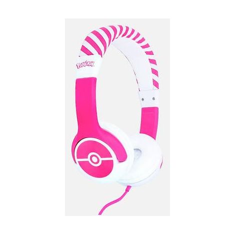 OTL Technologies Pokémon Pokéball Pink Kids Kopfhörer Kabelgebunden Kopfband Gaming Pink, Weiß (1/5)