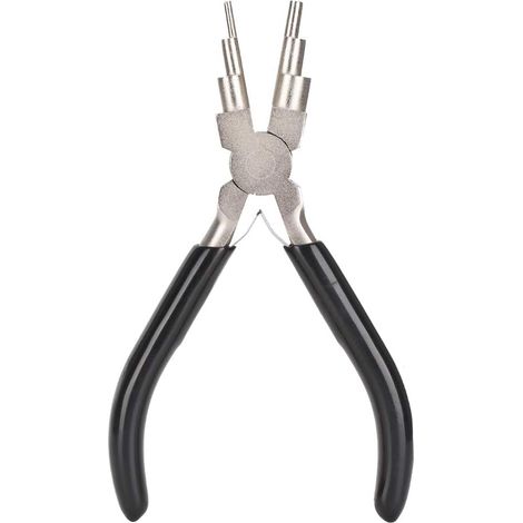 CCYKXA Pince à circlips, pince à anneaux élastiques, pince à bec rond, outils artisanaux en acier et caoutchouc de haute qualité pour la réparation de bijoux et de montres à domicile