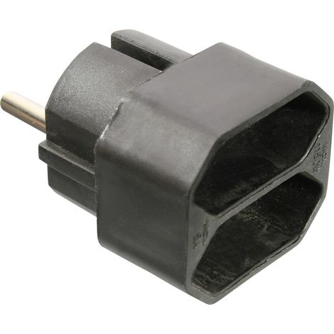 AS Schwabe 48212 Steckdosen-Verteiler Schwarz