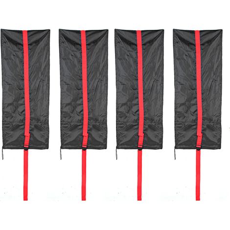 4 housses de protection universelles pour roue de secours, rangement pour pneus de voiture SUV camion, taille S-190T (1/5)
