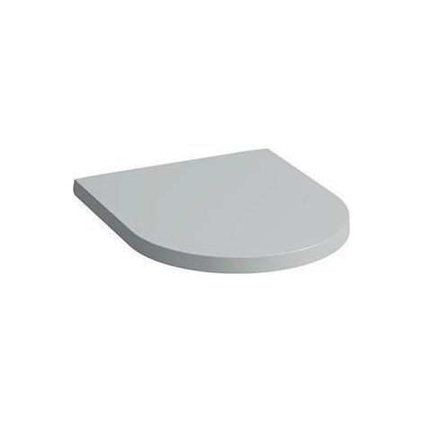 WC-Sitz KARTELL mit Deckel, abnehmbar grau matt (1/4)