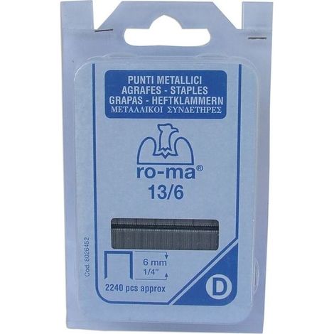 Punti Ro-Ma Da Fissatrici 13- 6 Pz 2240