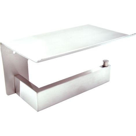 MEDICLINICS AI2005C AURA Portarrollos Papel Higiénico Estante Acero Inox AISI 304 Brillo - ref: AI2005C