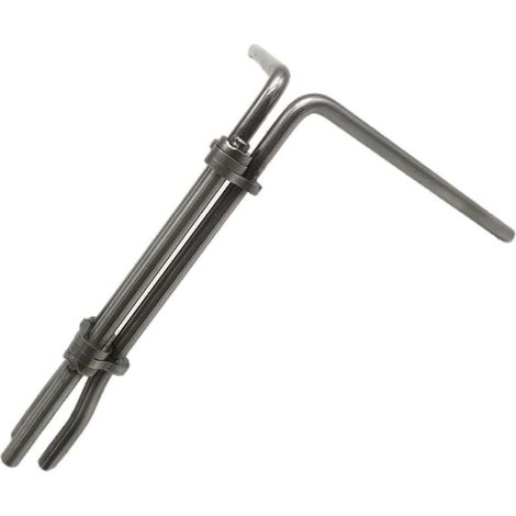 Outil de Démontage et Installation de Joint D'étanchéité U pour Tige de Piston de Vérin Hydraulique, Fer Argenté, Résistant la Déformation, Diamètre Intérieur 22-40mm (1/5)