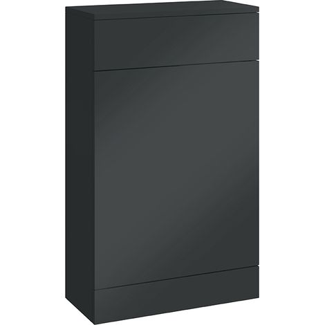 Orbit Empire Back to Wall WC Unit 500mm Wide - Matt Anthracite (1/2)