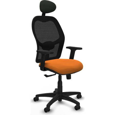 Sedia da ufficio piqueras y crespo ergonomica nero poliammide (1/2)