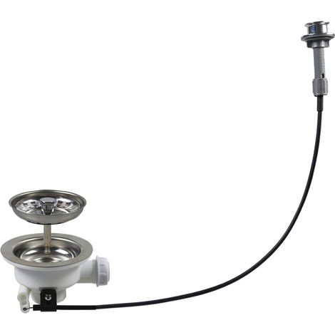système de drainage pour évier XK256C019, type bol de cuisine, filtre avec contrôleur de câble, Kit de déchets d'évier (1/5)