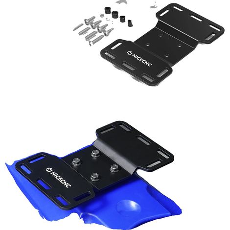 Portaequipajes trasero, aluminio billet 5052, diseño ligero, instalación versátil, compatible con varias marcas de motocicletas, múltiples puntos de conexión para correas. (1/5)