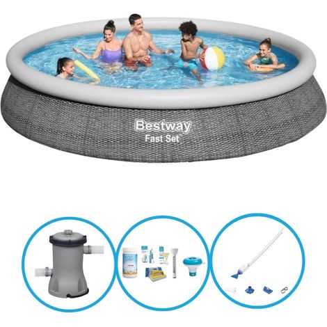 Bestway Bestway Fast Set Ronde - 457x84 cm - 4-pièces S22679 (1/5)