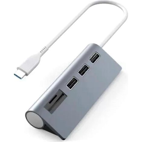 USB-/SD-/TF-Kartensteckplatz-Hub mit Typ-C-/USB-Anschlüssen für Computerzubehör, 5 USB-2.0-Anschlüsse für Laptops und Business-PCs. Ausführung: A (1/5)