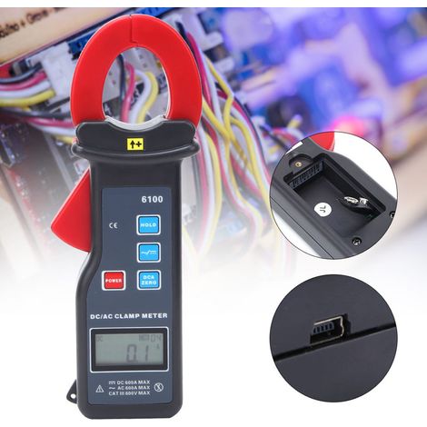 ETCR6100 0,0 A – 1000 A - Ampèremètre à pince numérique LCD haute précision CC/CA (1/5)