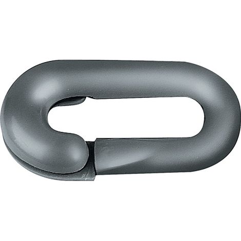 Notglied Kunststoff schwarz 6 mm für Absperrketten (1/2)